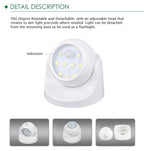Wireless LED spotlight with motion detector – 360° rotatable & energy-saving - My Good Buys - Wireless LED spotlight with motion detector – 360° rotatable & energy-saving