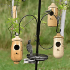 Wooden Hummingbird House - Gift for Natural Lovers - My Good Buys - Wooden Hummingbird House - Gift for Natural Lovers