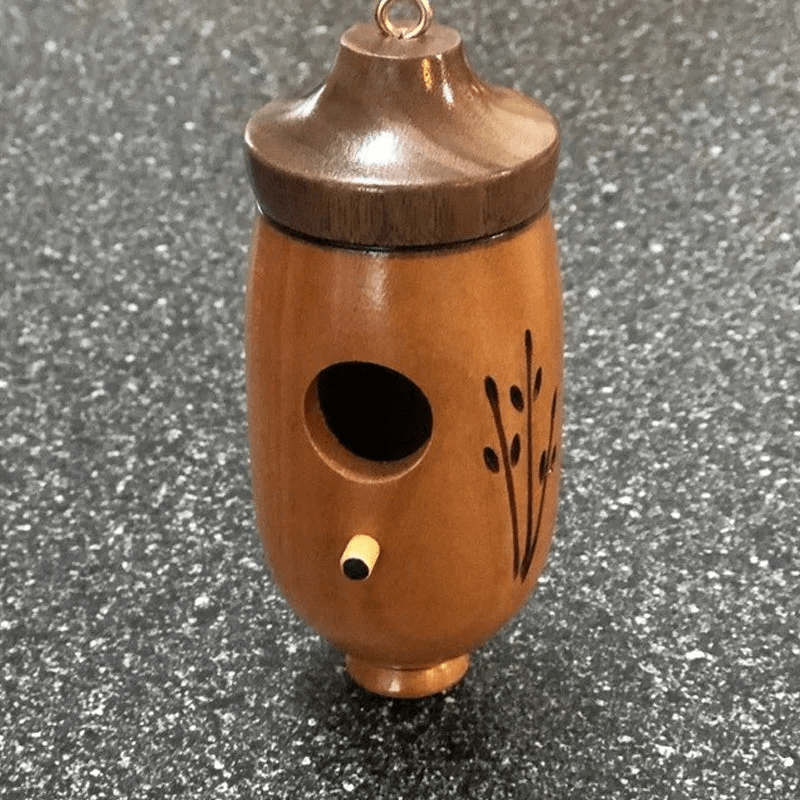 Wooden Hummingbird House - Gift for Natural Lovers - My Good Buys - Wooden Hummingbird House - Gift for Natural Lovers