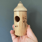 Wooden Hummingbird House - Gift for Natural Lovers - My Good Buys - Wooden Hummingbird House - Gift for Natural Lovers