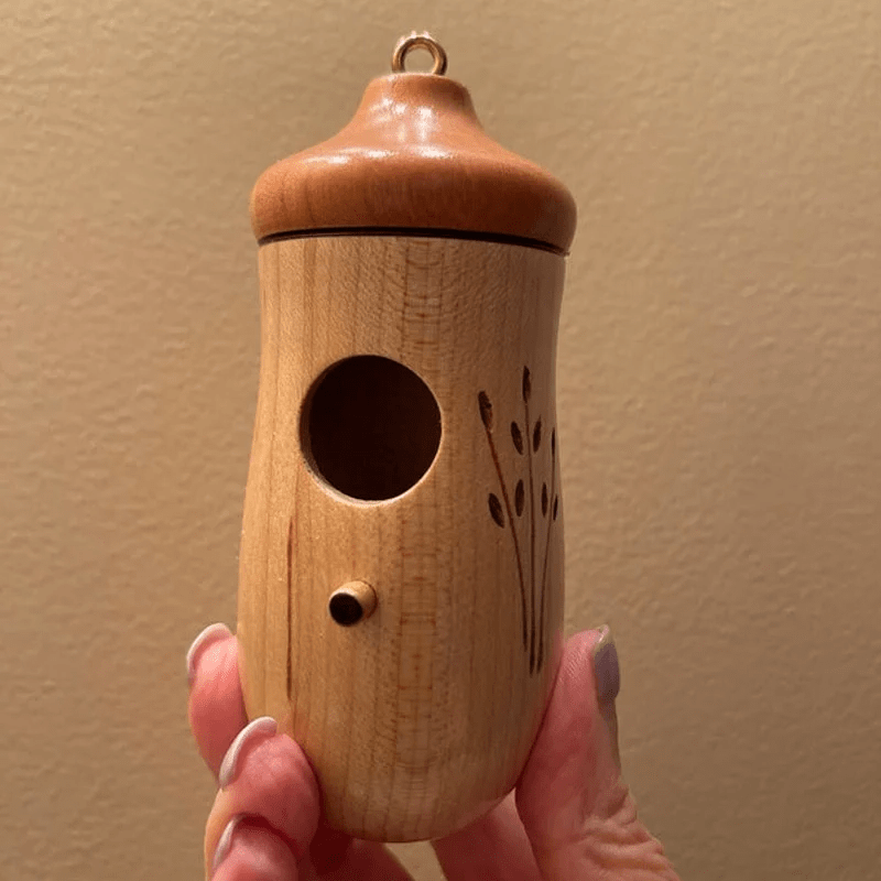 Wooden Hummingbird House - Gift for Natural Lovers - My Good Buys - Wooden Hummingbird House - Gift for Natural Lovers