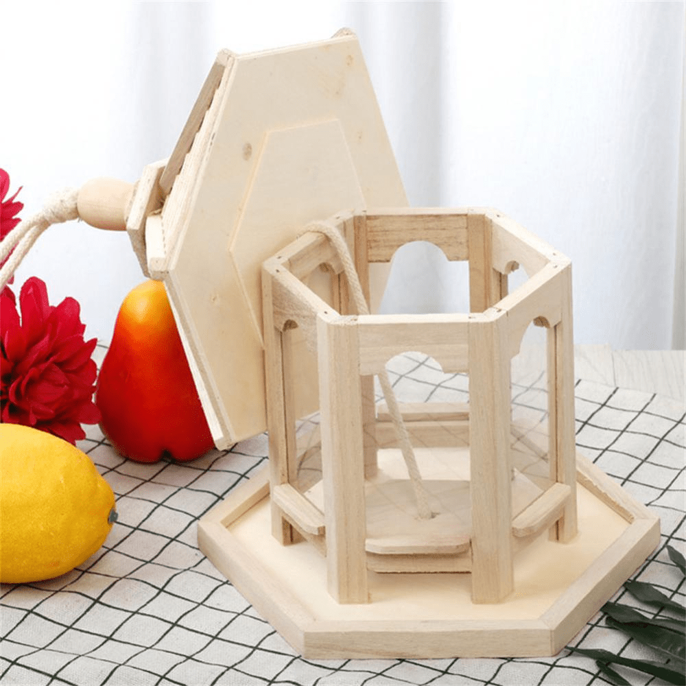 Wooden Transparent Household Bird Feeder - My Good Buys - Wooden Transparent Household Bird Feeder