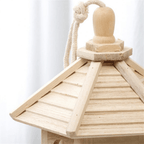 Wooden Transparent Household Bird Feeder - My Good Buys - Wooden Transparent Household Bird Feeder